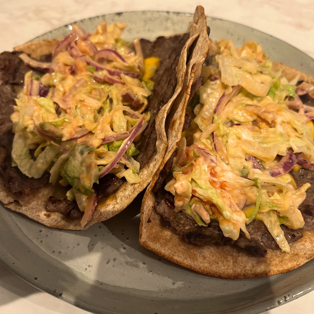 Eiwitrijke Big Mac wraps, zelfgemaakt volgens recept van De Fitnesscoach